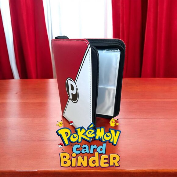 Card Binder for Pokemon Cards Holder Fits 400 Cards w/ 50 Removable Sleeves TCG - Picture 1 of 3